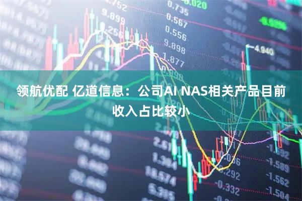 领航优配 亿道信息：公司AI NAS相关产品目前收入占比较小